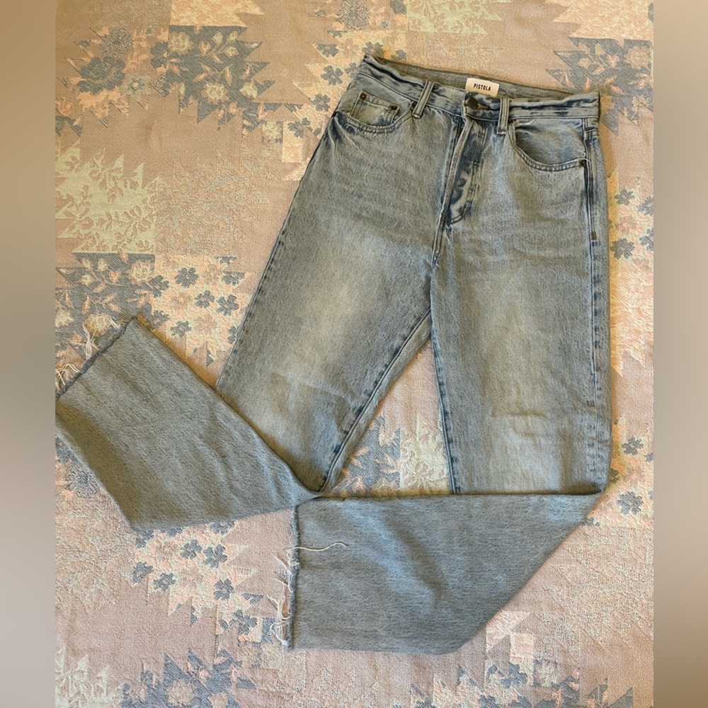 Pistola Straight Leg High Rise Jeans
